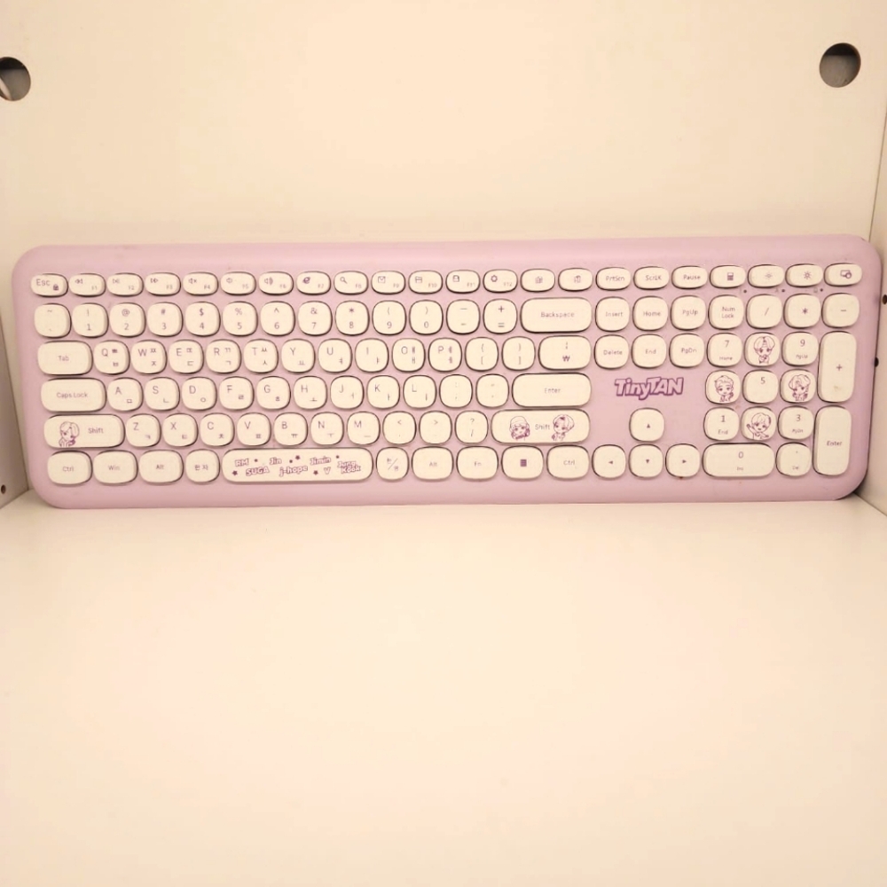TinyTan Wireless Keyboard and BT21 Meng Wireless Mouse